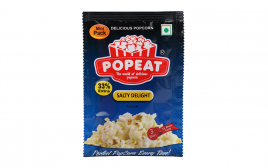 PopEat Delicious Popcorn Salty Delight Flavour  Pack  40 grams